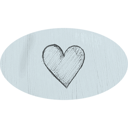 Handgetekend hart