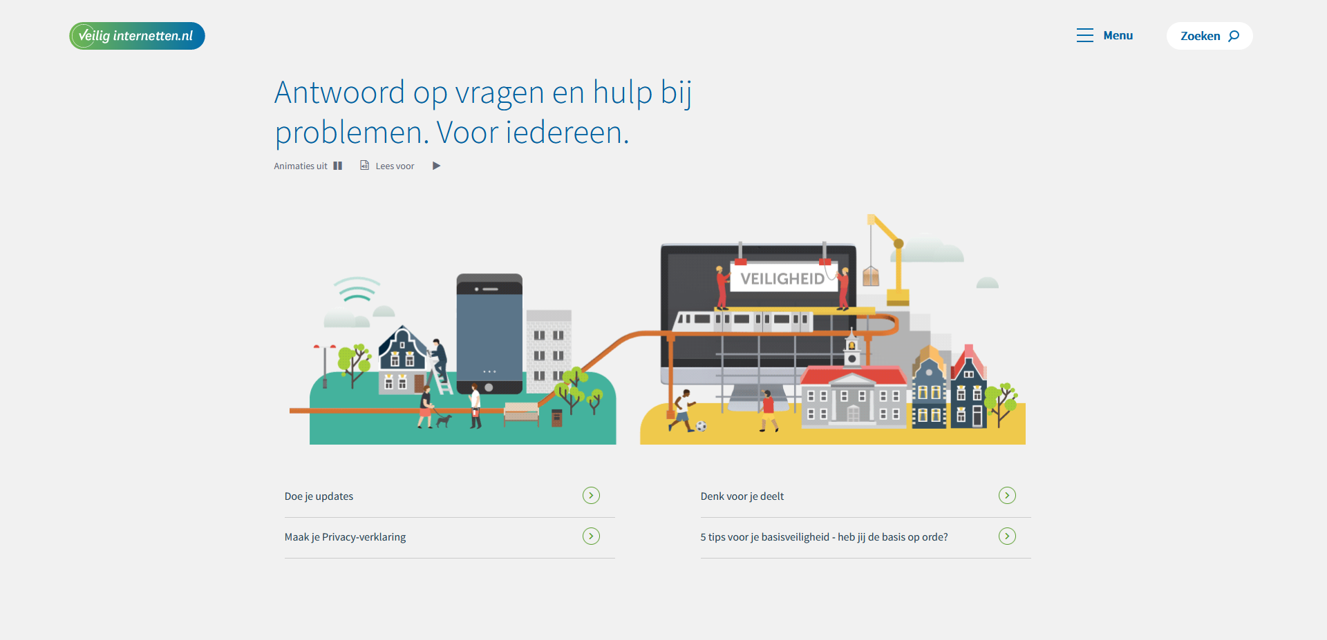 De site Veilig internetten